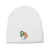 Unisex Fashion Frog Embroidery Crimping Wool Cap