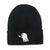 Unisex Fashion Frog Embroidery Crimping Wool Cap