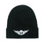 Unisex Fashion Frog Embroidery Crimping Wool Cap