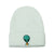 Unisex Fashion Frog Embroidery Crimping Wool Cap