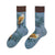 Unisex Fashion Fruit Leopard Cotton Handmade Crew Socks 2 Pieces