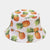 Unisex Fashion Fruit Printing Wide Eaves Bucket Hat