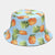 Unisex Fashion Fruit Printing Wide Eaves Bucket Hat