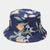 Unisex Fashion Fruit Printing Wide Eaves Bucket Hat