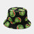 Unisex Fashion Fruit Printing Wide Eaves Bucket Hat