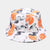 Unisex Fashion Fruit Printing Wide Eaves Bucket Hat