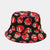 Unisex Fashion Fruit Printing Wide Eaves Bucket Hat