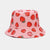 Unisex Fashion Fruit Printing Wide Eaves Bucket Hat