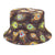 Unisex Fashion Geometric Printing Flat Eaves Bucket Hat