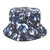 Unisex Fashion Geometric Printing Flat Eaves Bucket Hat