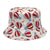 Unisex Fashion Geometric Printing Flat Eaves Bucket Hat