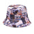 Unisex Fashion Geometric Printing Flat Eaves Bucket Hat