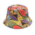 Unisex Fashion Geometric Printing Flat Eaves Bucket Hat