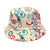 Unisex Fashion Geometric Printing Flat Eaves Bucket Hat