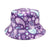 Unisex Fashion Geometric Printing Flat Eaves Bucket Hat