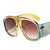 Unisex Fashion Gradient Color Pc Round Frame Full Frame Sunglasses