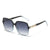 Unisex Fashion Gradient Color Pc Square Sunglasses