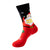 Unisex Fashion Human Nylon Cotton Jacquard Crew Socks