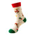 Unisex Fashion Human Nylon Cotton Jacquard Crew Socks