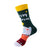 Unisex Fashion Human Nylon Cotton Jacquard Crew Socks