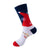 Unisex Fashion Human Nylon Cotton Jacquard Crew Socks