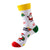 Unisex Fashion Human Nylon Cotton Jacquard Crew Socks