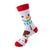 Unisex Fashion Human Nylon Cotton Jacquard Crew Socks