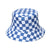 Unisex Fashion Lattice Sewing Flat Eaves Bucket Hat