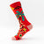 Unisex Fashion Letter Cotton Jacquard Crew Socks 1 Set