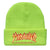 Unisex Fashion Letter Embroidery Crimping Wool Cap