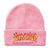 Unisex Fashion Letter Embroidery Crimping Wool Cap