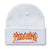 Unisex Fashion Letter Embroidery Crimping Wool Cap