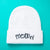 Unisex Fashion Letter Embroidery Crimping Wool Cap