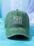 Unisex Fashion Letter Paw Print Printing Wide Eaves Baseball Cap