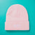 Unisex Fashion Letter Solid Color Embroidery Crimping Wool Cap