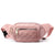 Unisex Fashion Lingge Polyester Waist Bags