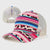 Unisex Fashion Printing Color Block Flower Baseball Cap