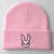 Unisex Fashion Rabbit Handmade Crimping Wool Cap