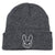 Unisex Fashion Rabbit Handmade Crimping Wool Cap