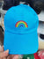 Unisex Fashion Rainbow Embroidery Flat Eaves Baseball Cap