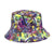 Unisex Fashion Skull Printing Wide Eaves Bucket Hat