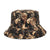 Unisex Fashion Skull Printing Wide Eaves Bucket Hat