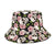 Unisex Fashion Skull Printing Wide Eaves Bucket Hat