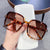 Unisex Fashion Solid Color Ac Square Full Frame Sunglasses