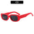 Unisex Fashion Solid Color Ac Square Full Frame Sunglasses