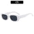 Unisex Fashion Solid Color Ac Square Full Frame Sunglasses