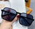 Unisex Fashion Solid Color Ac Square Full Frame Sunglasses