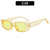 Unisex Fashion Solid Color Ac Square Full Frame Sunglasses