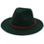 Unisex Fashion Solid Color Big Eaves Cloche Hat