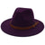 Unisex Fashion Solid Color Big Eaves Cloche Hat